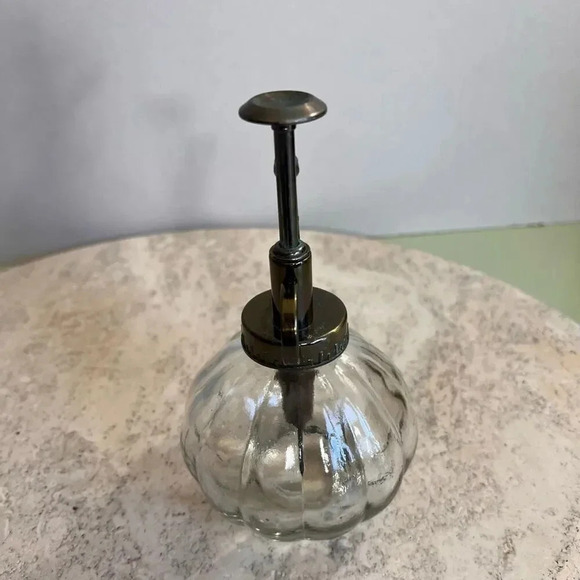 Vintage Perfume Spritzer Succulents Mister Clear Cut Glass Bottle Plunger System - Picture 4 of 10